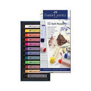 Faber Castell Creative Studio Toz Pastel Boya Soft 12 Renk Tam Boy