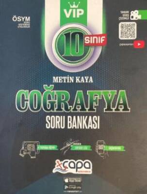 Çapa Yayınları 10. Sınıf VIP Coğrafya Soru Bankası - 1