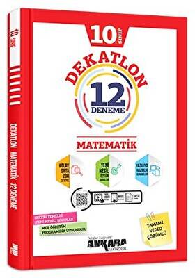 Ankara Yayıncılık 10. Sınıf Matematik Dekatlon 12 Deneme - 1