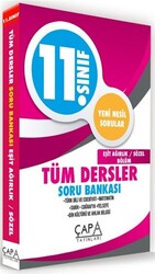 Çapa Yayınları 11. Sınıf Eşit Ağırlık - Sözel Tüm Dersler Soru Bankası - 1