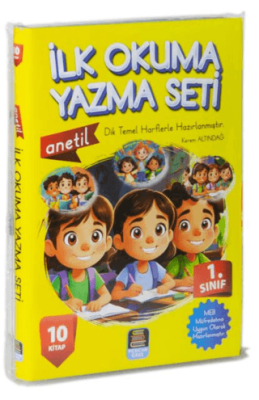 1.Sınıf Anetil İlk Okuma Yazma Seti 10 Kitap - 1