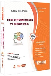 Egem Eğitim Yayınları 2. Sınıf 3. Yarıyıl Tıbbi Dokümantasyon ve Sekreterlik Konu Anlatımlı Soru Bankası - Kod 231 - 1