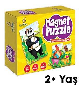 2+ Yaş Magnet Puzzle Dikkat Geliştiren Zeka Oyunu - 1