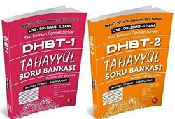 Tahayyül Yayınları Tahayyül DHBT 1-2 Soru Bankası Çözümlü Set - 1