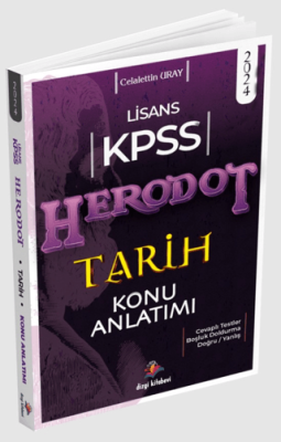 Dizgi Kitap 2024 Herodot KPSS Lisans Tarih Konu Anlatımı - 1