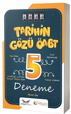 Satürn Yayınları 2022 ÖABT Tarih Öğretmenliği Tarihin Gözü 5 Deneme - 1