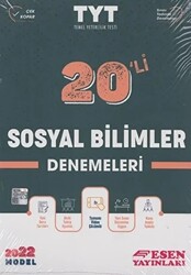 Esen Yayınları 2022 TYT Sosyal Bilimler 20 li Denemeleri - 1