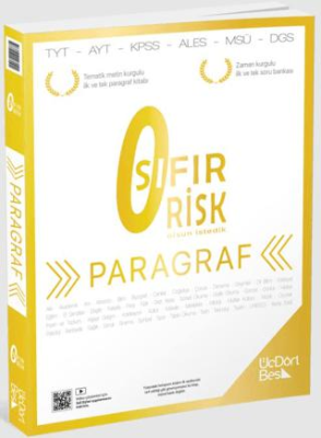 Üç Dört Beş Yayınları 2025 Paragraf Sıfır Risk - 1