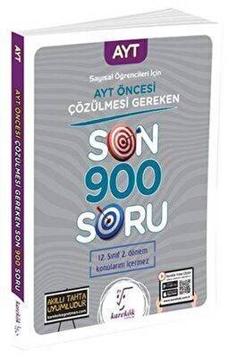 Karekök Yayıncılık 2023 AYT Öncesi Çözülmesi Gereken Son 900 Soru Sayısal Öğrencileri için - 1