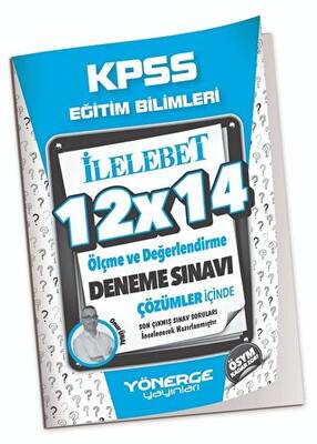 Yönerge Yayınları KPSS Eğitim Bilimleri Ölçme ve Değerlendirme 12x14 Deneme Çözümlü - 1