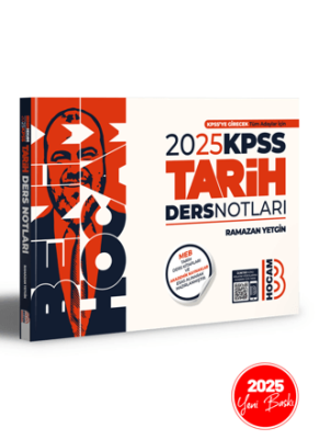 Benim Hocam Yayınları 2025 KPSS Tarih Ders Notları - Ramazan Yetgin ...