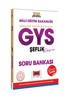 2023 MEB GYS Şeflik Kadrosu İçin Deneme İlaveli Soru Bankası - 1