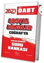 CBA Akademi ÖABT Sosyal Bilgiler Coğrafya Soru Bankası Çözümlü CBA Yayınları - 1