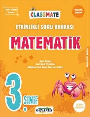 Okyanus Yayınları 3. Sınıf Classmate Matematik Etkinlikli Soru Bankası - 1