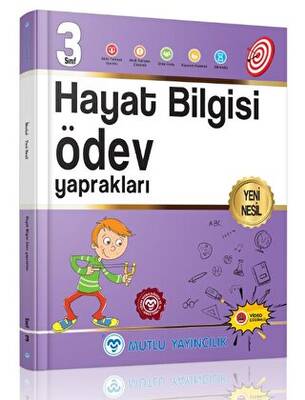 Mutlu Yayıncılık 3. Sınıf Hayat Bilgisi Ödev Yaprakları - 1