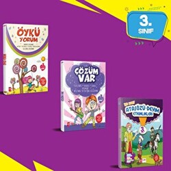 Artı Eğitim Yayınları 3. Sınıf Öykü Yorum + Çözüm Var + Atasözleri - Deyim Etkinlikleri - 1