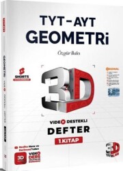 3D Yayınları TYT AYT Geometri Video Destekli Defter - 1