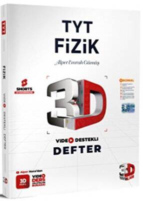 3D Yayınları TYT Fizik Video Destekli Defter - 1