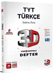 3D Yayınları TYT Türkçe Video Destekli Defter - 1