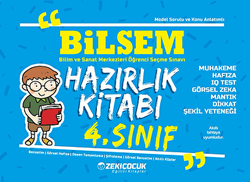 Zekiçocuk Eğitici Kitaplar 4. Sınıf Bilsem Hazırlık Kitabı - 1