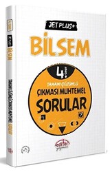 Editör Yayınevi 4. Sınıf Bilsem Jet Plus+ Tamamı Çözümlü Çıkması Muhtemel Sorular - - 1