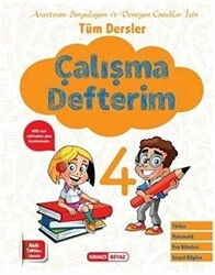 Kırmızı Beyaz Yayınları 4. Sınıf Tüm Dersler Çalışma Defterim - 1