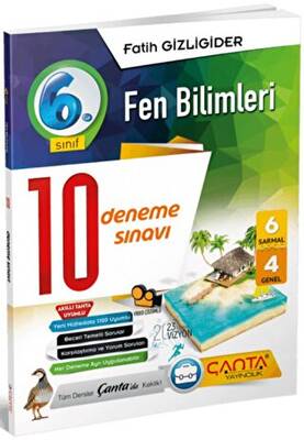 Çanta Yayınları 6. Sınıf Fen Bilimleri 10 Deneme Sınavı - 1