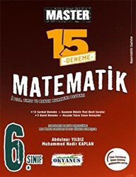 Okyanus Yayınları 6. Sınıf Master 15 Matematik Denemesi - 1