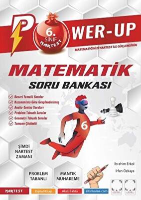 Nartest Yayınevi 6. Sınıf Power-Up Matematik Soru Bankası - 1