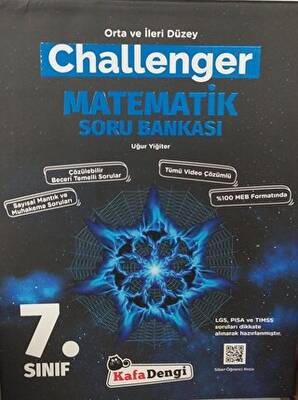 Kafa Dengi Yayınları 7. Sınıf Challenger Matematik Soru Bankası - 1