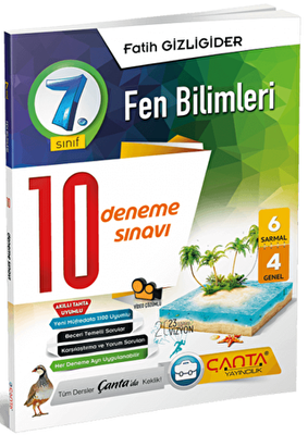 Çanta Yayınları 7. Sınıf Fen Bilimleri 10 Deneme - 1