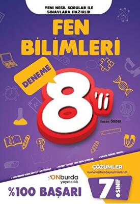 ONburda Yayınları 7. Sınıf Fen Bilimleri Yeni Nesil Branş Denemeleri - 1