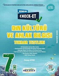 Okyanus Yayınları 7. Sınıf Kendini Check - Et Din Kültürü Ve Ahlak Bilgisi Tekrar Testleri - 1