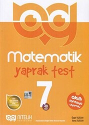 Nitelik Yayınları - Bayilik 7. Sınıf Matematik 40 Yaprak Test - 1