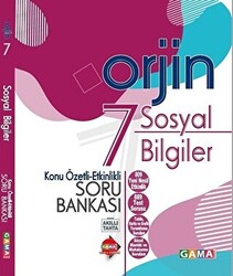 Gama Yayınları 7. Sınıf Orjin Sosyal Bilgiler Konu Özetli Etkinlikli Soru Bankası - 1