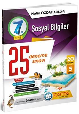 Çanta Yayınları 7. Sınıf Sosyal Bilgiler 25 Deneme Sınavı - 1