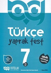 Nitelik Yayınları - Bayilik 7. Sınıf Türkçe 24 Yaprak Test - 1