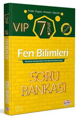 Editör Yayınevi 7. Sınıf VIP Fen Bilimleri Soru Bankası - 1