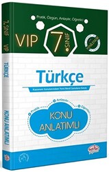 Editör Yayınevi 7. Sınıf VIP Türkçe Hızlı Konu Anlatımlı - 1