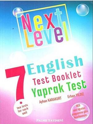 Palme Yayıncılık 7. Sınıf Next Level English Test Booklet - 1