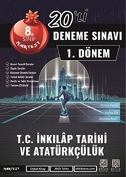 Nartest Yayınevi 8. Sınıf 1. Dönem Mod 20 T.C. İnkılap Tarihi Ve Atatürkçülük Deneme Sınavı - 1