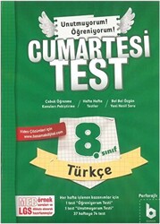 Basamak Yayınları 8. Sınıf Cumartesi Test Türkçe - 1