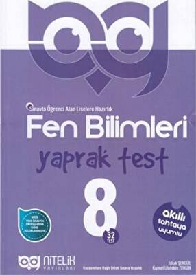 Nitelik Yayınları - Bayilik 8. Sınıf Fen Bilimleri Yaprak Test - 1