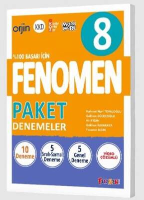 Gama Yayınları 8. Sınıf Fenomen 8 Paket Deneme - 1