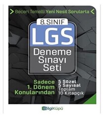 Bilgi Küpü 8. Sınıf LGS Deneme Sınavı Seti - 1