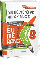 Günay Yayınları 8. Sınıf LGS Din Kültürü ve Ahlak Bilgisi Bumerang Serisi Etkinlikli Akıllı Defter - 1