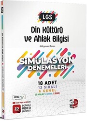 3D Yayınları 8. Sınıf LGS Din Kültürü ve Ahlak Bilgisi Simülasyon 18 Deneme - 1