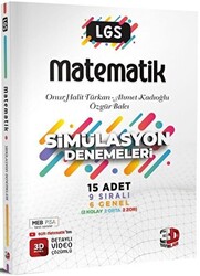 3D Yayınları 8. Sınıf LGS Matematik Simülasyon 15 Deneme - 1