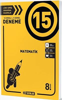 Hız Yayınları 8. Sınıf Matematik 15 Deneme - 1