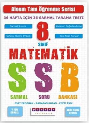 Platon Yayıncılık 8. Sınıf Matematik Sarmal Soru Bankası - 1